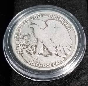 1936 WALKING LIBERTY HALF DOLLAR IN AIRTITE