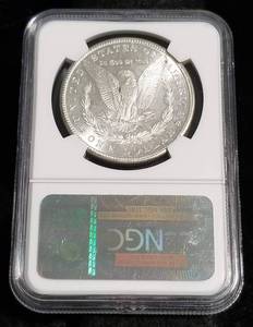 1881-S MORGAN SILVER DOLLAR MS62 NGC