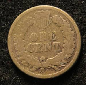 1860 EARLY DATE INDIAN HEAD CENT
