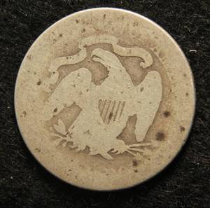 1876 US SEATED LIBERTY SILVER QUARTER