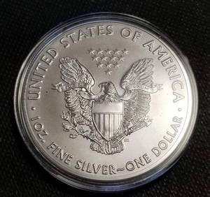 2020 AMERICAN SILVER EAGLE 1 TROY OZ. .999 FINE SILVER IN AIRTITE
