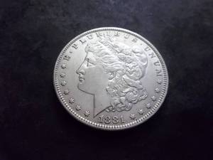 1881 O Morgan Silver Dollar