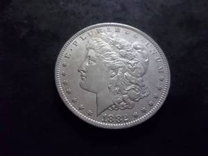 1882 O Morgan Silver Dollar