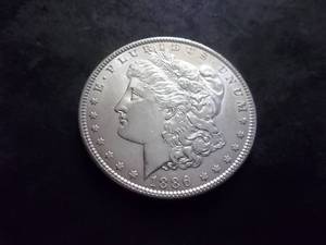 1886 Morgan Silver Dollar