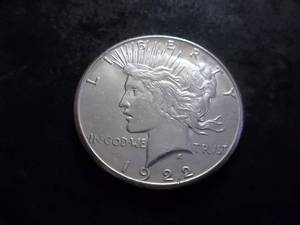 1922  Silver Peace Dollar