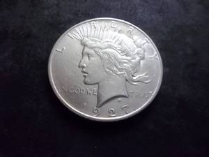 1927 D Peace Silver Dollar