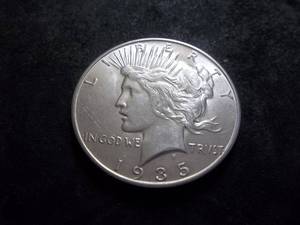 1935 S Peace Silver Dollar