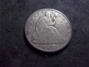 1877 Seated Liberty Half Dollar
