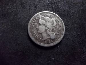 1865 3 Cent Piece