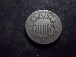 1866 Shield Nickel