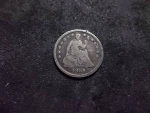1858  Half Dime