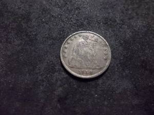1858 O Half Dime