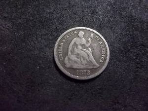 1872  Half Dime