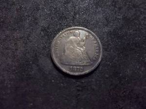 1872  Half Dime
