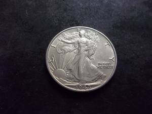 1942 D Walker Half Dollar