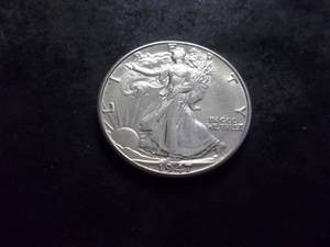 1947 D Walker Half Dollar