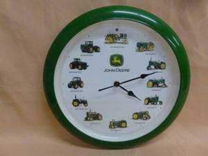 lot 15 image: John Deere Clock