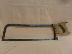 lot 60 image: Vintage Meat Saw