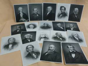 lot 61 image: Vintage Presidents Pictures