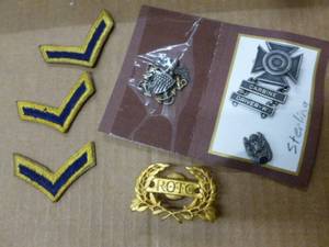 lot 62 image: Vintage Military Items