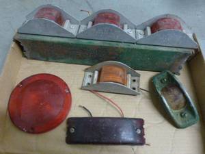 lot 80 image: Vintage Trailer Lights