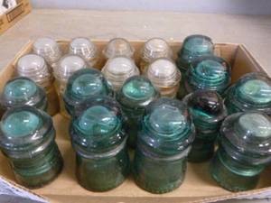 lot 133 image: Antique Insulators