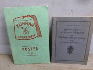 lot 156 image: Vintage Masonic Booklets
