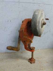 lot 172 image: Vintage Grinding Wheel
