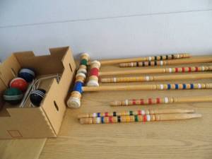 Vintage Croquet Set