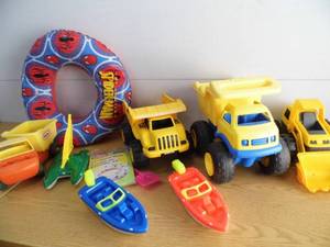 Toy Trucks - Boats - Tote