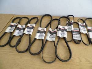 Lot of 12 Assorted Automotive Belts