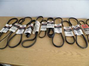 Lot of 12 Assorted Automotive Belts