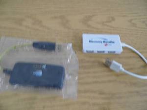 Lot of 2 - 4 Port USB Hubs