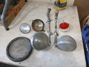 lot 31 image: Vintage Car Lights