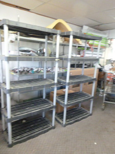 lot 76 image: 2 Rubbermaid Shelves