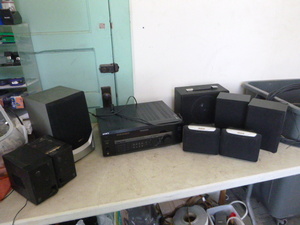 lot 90 image: Sony Digital AudioVideo Control Center and Speakers