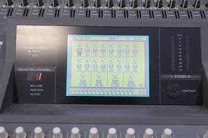 lot 1 image: Yamaha 02R Digital Recording Console w Peak Meter Bridge MB02
