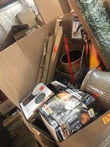 Gaylord with Patio and outdoor items some never used some may be missing pieces