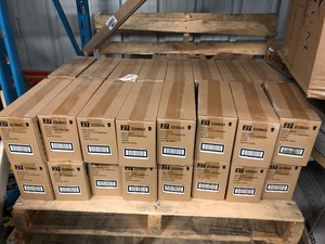 lot 9 image: Pallet of 42 cases Commercial Electric Vinyl Electrical Tape  504 pcs (12pccase) New