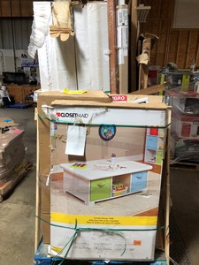 lot 17 image: Pallets of mix Hand Scraped Wire Brushed Strand Woven Chai  Engineered Click Bamboo Flooring and Strand Woven Java  Solid Bamboo Flooring 15 cases total