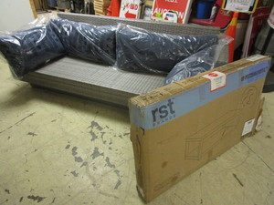lot 521 image: PORTOFINO COLLECTION SOFA AND COFFEE TABLE