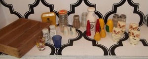 lot 22 image: Salt and Pepper Shakers