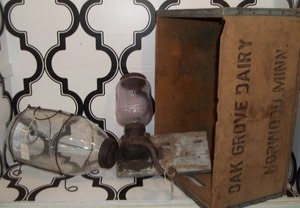 lot 33 image: Vintage Coffee Dispenser and Minnow Trap