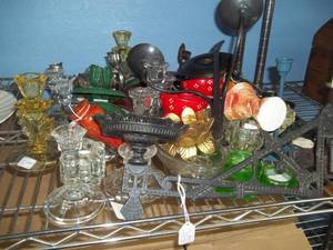 lot 57 image: Candle Holders