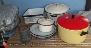 lot 61 image: Enamelware