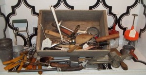 lot 63 image: Vintage Kitchen Utensils