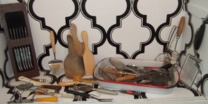 lot 64 image: Vintage Kitchen Utensils