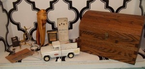 lot 65 image: Vintage Tonka Truck and Other Vintage Knickknacks