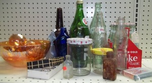 lot 114 image: Eggnog Bowl, Vintage Bottles, and More
