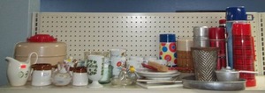 lot 127 image: Assorted Dishware and Beverage Holders